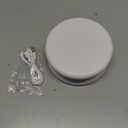 One Fire Cordless Desk Lamp,Dimmable Small Battery Powered Lights,3600mAh Rechargeable Wireless Table Lamp,Mini Lamp&Portable Light for Bed,Book Reading,Home for Small Spaces,Nail Light,Craft,Office (White)