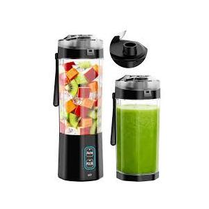 GVODE Personal Blender, Portable Blender for-Smoothies, Shakes, Food Prep, and Frozen Blending, 24oz Large Capacity, BPA Free, Leakproof-Lid and Sip Spout, USB-C Rechargeable, IPX8 Waterproof