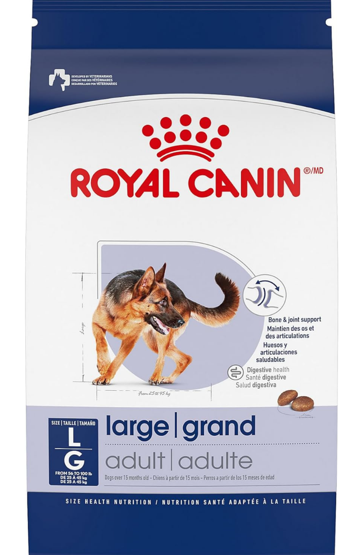 Royal Canin Large Breed Adult Dry Dog Food, 30 lb Bag