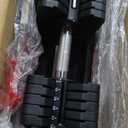 Lifepro Adjustable Dumbbells Set  15lb, 25lb Pair or 43lb, 55lb & 90lb Single  Quick Adjustment, Anti Slip Handle  Space Saving & Strength Training Weights for Home Gym Exercise & Fitness