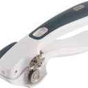 Zyliss E930043 Can Opener Lock and Lift, Plastic/Stainless Steel, White/Grey, Manual Tin Opener, Safe and Easy Lid Removal/Disposal, Lock and Unlock Safety, Dishwasher Safe