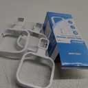 3Pack Wall Mount Holder for eero Pro 6e/6 Mesh Wi-Fi System, Outlet Wall Mount Stand Bracket for eero Pro 6e tri-Band Mesh, Wire Organizer