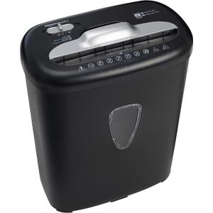 8 Sheet Cross Cut Paper and Credit Card Shredder with 4.1 Gallon Bin, Black