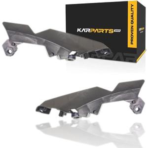 For Infiniti G37 2008 09 10 11 12 2013 Bumper Cover Bracket Driver and Passenger Side | Pair | Front | Replacement For IN1066106, IN1067106 | 615343372389, 615343372402