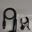 Lamicall Gooseneck Phone Holder Bed - [Nylon Braided] Flexible Arm, 38inch Overall Length, 360 Adjustable Clamp Clip, Overhead Cell Phone Mount Stand for Bed, Desk, 4-7 Cellphone (Black)