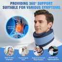 Ice Silk Neck Brace,Neck Brace Cervical Collar,Neck Support Brace for Sleeping Soft,Breathable Cervical Collar for Pain Relief/Posture Correction,Travel, Workers & Neck Injury Recovery for Women & Men