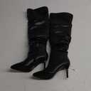 DREAM PAIRS Women's High Heels Over The Knee Boots Thigh High Pointed Toe Stiletto Long Fall Sexy Boots 7.5