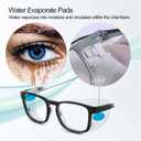 All-in-one Dry Eye Relief & Anti-fog Eye Protection Safety Glasses, Comfort Fit for All-Day Use