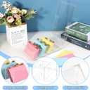 3 x 5 Inch Acrylic Index Card Holder Clear Index Card Box Note Card Organizer with 150 Ruled Lined Index Cards 30 Kraft Dividers A-Z Stickers 4 Dividers for Holds 600 Cards Tabs Note Recipe Cards