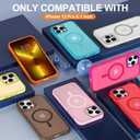 3 x Hython Case for iPhone 13 Pro Case Magnetic Translucent Matte Phone Cases 6.1" [Compatible with MagSafe] Thin Slim Fit Shockproof Bumper Hard Protective Cover for Women Men Girls, Frosted Tender Pink