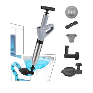 Toilet Plunge Blaster, High Pressure Toilet Plunger, High-Pressure Air Drain Blaster Plunge Blaster Multi-drain Unclogger for Toilets, Bathroom Floor, Drain Sinks and Plumbing Clogs.