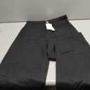 roswear Wide Leg Jeans Woman High Waist Stretchy Loose Denim Pants (Medium, Black)