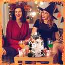 Rtteri 33 Pcs Spooky One Cake Topper Halloween Spooky One Birthday Decorations Girls Boys Black Halloween Ghost 1st Birthday Cake Picks Ghost Bat Spider Pumpkin Decor for 1st Party Supplies