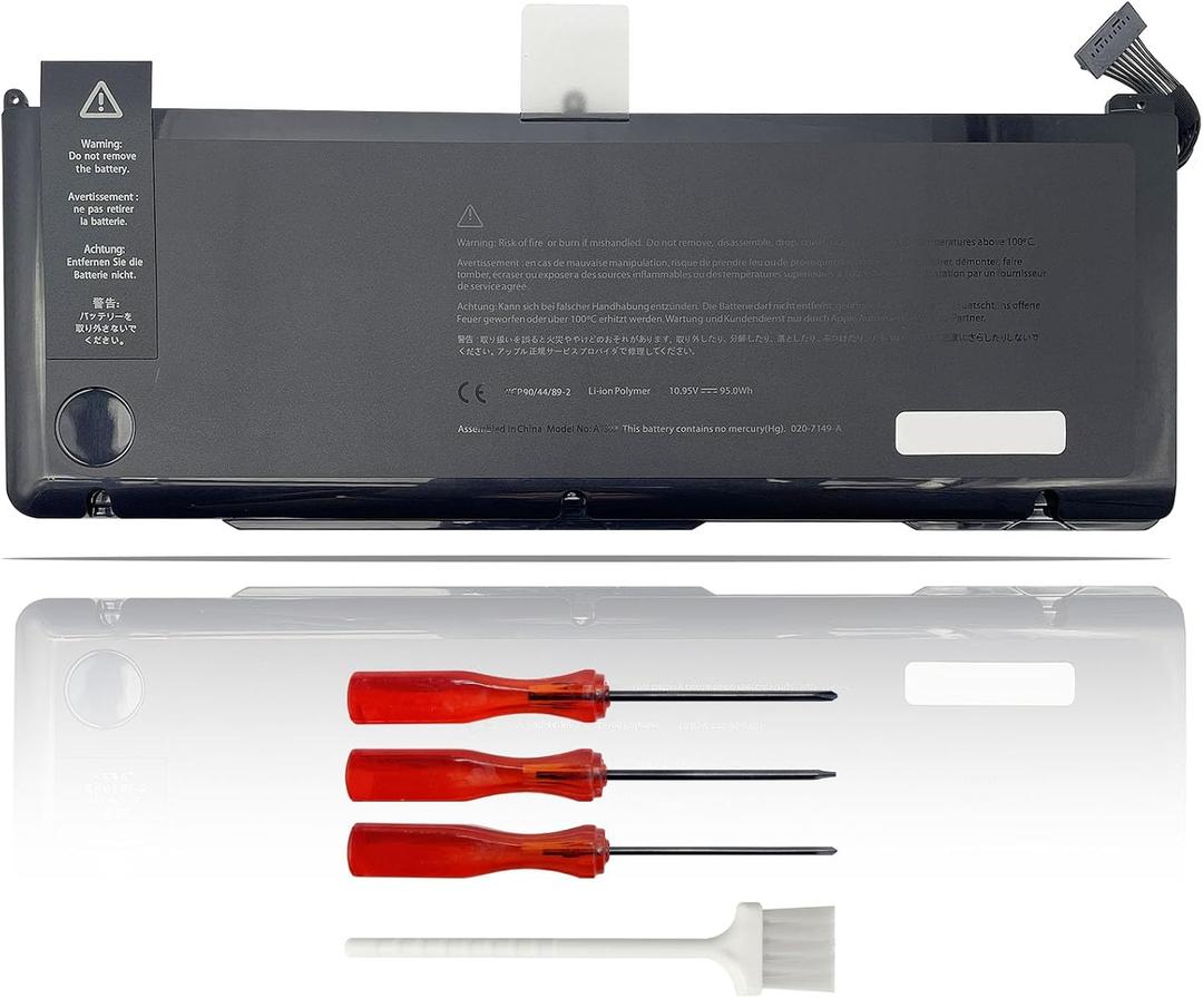 A1383 95Wh Laptop Battery Replacement for MacBook Pro 17 inch A1297(Early 2011-Late 2011) Series EMC 2352-1 EMC 2564 MD311*/A MD311LL/A MC725*/A MC725LL/A 020-7149-A 020-7149-A10