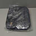 NISHEL Travel Toiletry Bag for women, Portable Hanging Organizer for Travel-Sized Shampoo, Conditioner, Brushes Set, makeup Accessories, Medium Size, Black