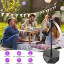 PIMAG Fly Fans for Tables, Fly Repellent Fan Outdoor Indoor Keep Flies Away, Fly Repellent Fans for Tables with Holographic Blades for Picnic, Party, Restaurant, Kitchen, and BBQ, 4 Pack Black