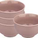 34oz Cereal Bowl Set Of 4, Ceramic Soup Bowls 6.25 Inch For Fruit, Ramen, Rice, Dessert, Dishwasher & Microwave Safe, Purple