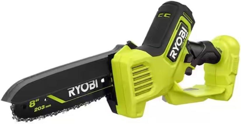 RYOBI 18V Brushless 8 in. Battery Compact Pruning Mini Chainsaw (Tool Only), 
Product Dimensions	12"L x 6"W x 6"H