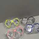 Fabbay 4 Pcs Swim Goggles with Nose Cover