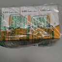 Vintage Amber Light Bulbs 25 watt Equivalent Dimmable E26 LED Bulb 2500K Warm Light, 2W LED Globe Edison Decorative Light Bulb, 6 Pack