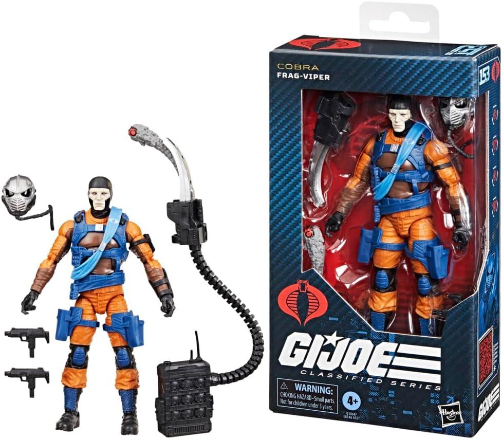 G.I. Joe Classified Series #153, Frag-Viper, Collectible 6 Inch Action Figure with 10 Accessories