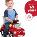 Radio Flyer Tinker Truck, for Toddlers 1-3, 3-in-1 Push Walker Ride On Car with 20 Sensory Activities, Anti-Tip Feature, Under-Seat Storage, Lights and Sounds, 42 lb Capacity, Toddler Ride On Toys