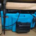 Cordless Lawn Dethatcher Compatible with Makita 18v Battery(Tool Only), 36V Dual Battery Powered Brushless 2-in-1 Scarifier, 15’’ Wide, 12-Gal Collection Bag, Air Boost Technology, 5 Adjustable Depths