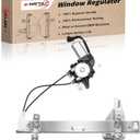 741-710 Power Window Regulator with Motor Assembly Rear Driver Side Replacement for Buick Century Regal 1997 1998 1999 2000 2001 2002 2003 2004 2005, Oldsmobile Intrigue 98 99 00 01 02
