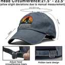 XQLZY Sasquatch Believes In You Adjustable Baseball Cap, Retro Cotton Hat for Men Women, Funny Adventure Cap Gifts for Outdoor Camping Adventure On Foot lover, Baseball Hats for Sasquatch Follower