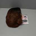BERON Brown Ombre Wigs for Women Short Curly Bob Wavy Wig Girls Black and Brown Body Wave Shoulder Length Cosplay or Daily Wigs Black to Brown