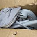 Graco Slim Spaces Compact Baby Swing, Space Saving Portable Bay Swing with Height Adjustable Legs & Soft Toys, Reign