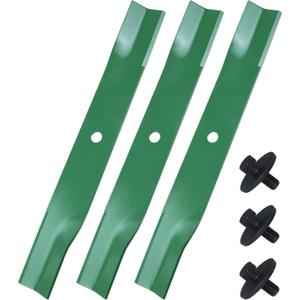 3 Pack 115-5059-03 Mower Blades with Blade Bolts for Toro MX5000 MX5025 MX5050 MX5060 SW5000 Replaces Toro Timecutter 50 Inch Blades Toro SS5000 Blades 110-6837-03 112-9759-03 High Lift