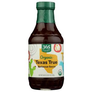 365 by Whole Foods Market, Organic Texas True Barbecue Sauce, 18 Oz (EXP 01/01/27)