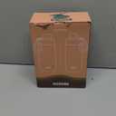 koodee 18 oz Water Bottle with Straw-2 Pack Stainless Steel Double Wall Insulated Water Bottle for School Reusable Water Flask BPA Free (Canyon Red-Royal Blue)