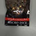 Citadel Black Micro Dice - Set of 21 Metal Roleplaying Dice with Drawstring Storage Pouch, Tiny Polyhedral, Designed for D&D, Pathfinder, and Other Tabletop Campaign Games