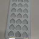 Heart Shaped Ice Cube Trays with Lid, Chocolate Mold, Easy Release Ice Trays, 21-Cavity Silicone Heart Molds for Ice Cubes, Gelatine, Baking and Candy