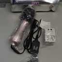 DAN Technology Auto Dual Voltage Hair Dryer Brush, 110V-120V/220V-240V, Travel Brush Hair Dryer, Small Blow Dryer Brush, One Step Hair Dryer and Volumizer for Women