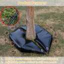 Tree Watering Bag/Ring Slow Release 19 Gallon, Tree Bags for Watering Equipped with Two Low Filling Pipes Deep Root Drip Irrigation Watering for Trees, Plants, and Gardens of All Sizes (1, Black)