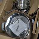 Cuisinart Chefs Classic 11-Piece Stainless Steel Cookware Set, Pots and Pans Cooking Set with Aluminum Encapsulated Base to Heat Quickly and Evenly, Cool Grip Handles, Dishwasher Safe, 77-11G