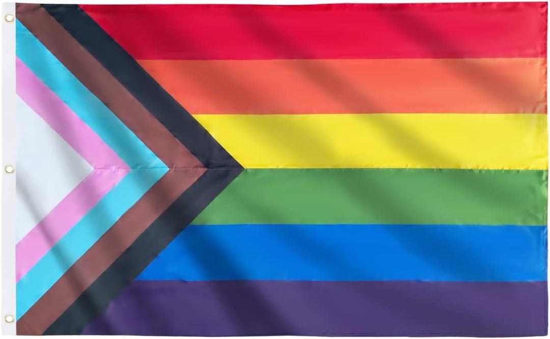Homissor Pride Flag 6x10 Gay Flags Outdoor Rainbow LGBT Community Lesbian Transgender Bisexual Banner Fade Resistant for Indoor Outdoor