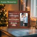 Coworker Gifts Picture Frame for Retirement Farewell Leaving, Chance Made Us Colleagues Wooden Picture Frame for Colleague Boss Coworker Team
