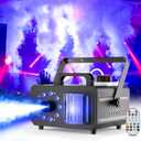 Fog Machine 1200W with 9 RGBW LED Lights, 1200W Professional Smoke Machine, 1L Tank, 3000CFM Output, 14 Colors for DJ Party Stage Wedding Halloween