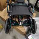 2026 Super Lightweight Transport Wheelchair for Seniors & Adults with Telescopic Handle, Upgraded Portable Folding Transfer Wheel Chairs, Gradient Dark Green, for Travel & Daily Use, 220 lbs Capacity