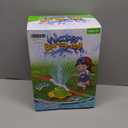 Fullware Water Sprinkler for Kids, Toddler Outdoor Toys, Backyard 3-in-1 Rotating Spray Turtle, Attaches to Garden Hose Splashing Fun Summer Toys for 3 4 5 6 7 8 Year Old Boys Girls