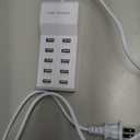 100W USB Charger Station Block Multiport Charger Hub with Fast Charging Wall Charger for Multiple Devices USB Charging Port Compatible with Cell iPhone Android Smartphone Smart Watch