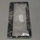 Fern Forest and Birds License Plate Frame Cute Black License Plate Frames Aluminum Car Accessories Cover with 2 Holes and Screws 12 x 6 Inch for Front Rear Car Plate Decor for Women Men