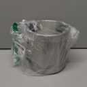 Oggi Stainless Steel Jumbo Utensil Holder - 7" Utensil Caddy, Weighted Base for Stability - Extra Large Utensil Crock and Countertop Utensil Organizer, Stainless Steel