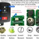Smart Key Fob for Toyota Highlander 2016-2019, Alliskeys Proximity Remote Control Key Fob Compatible for Toyota Highlander Tacoma 2016-2019 HYQ14FBA 89904-35040 281451-2110