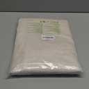 NICETOWN Natural Linen Curtains 84 inch Long 2 Panels Set, Grommet Top Thick Linen Burlap Semi Sheer Vertical Drapes Privacy Assured with Light Filtering for Bedroom/Living Room, W55 x L84