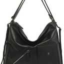 Retro-style tote bag, casual commuter shoulder bag, large capacity, simple and versatile tote bag